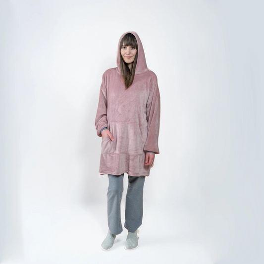 WINTER HOODIE UNI LILA
