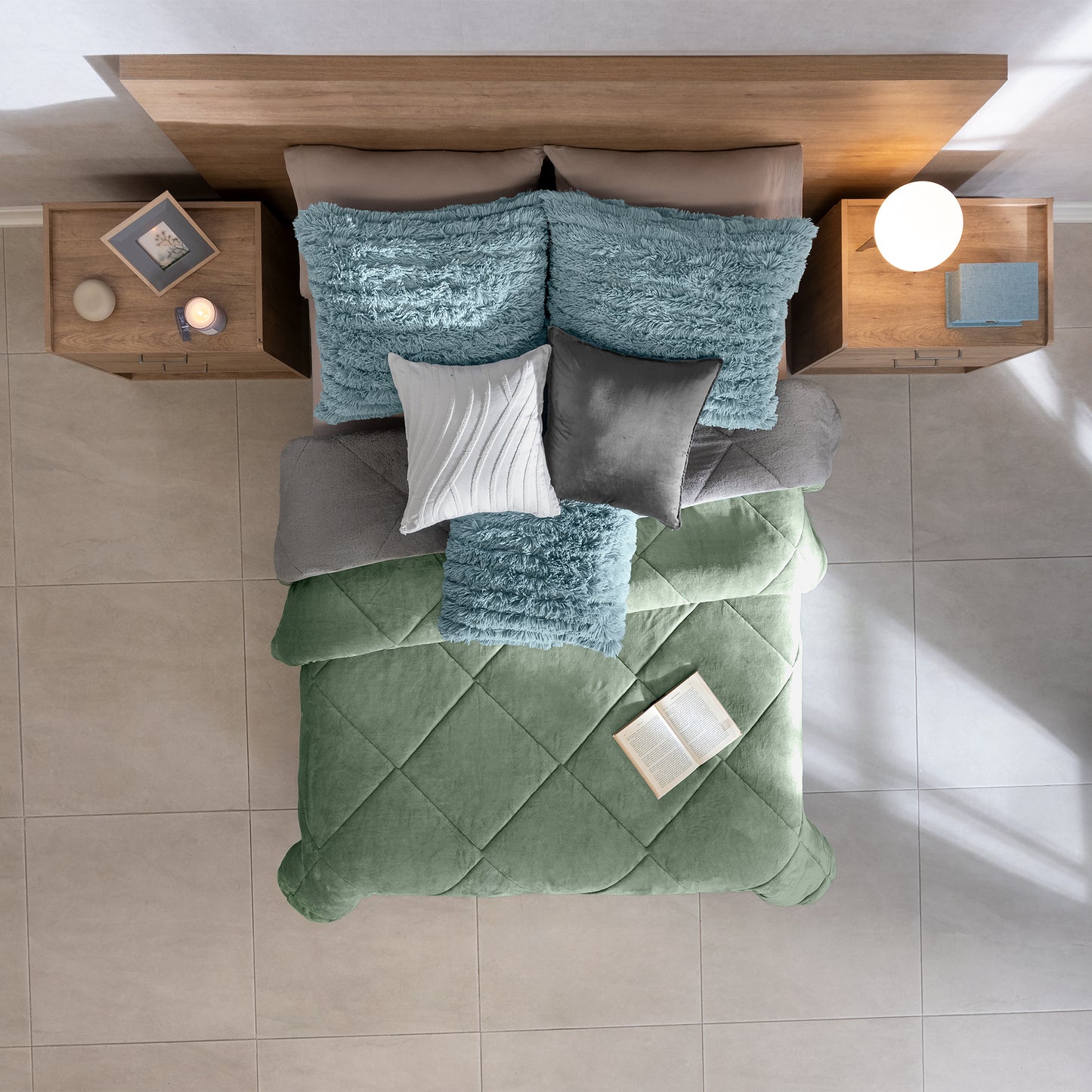 COBERTOR INVERNAL MAT/IND XL JADE