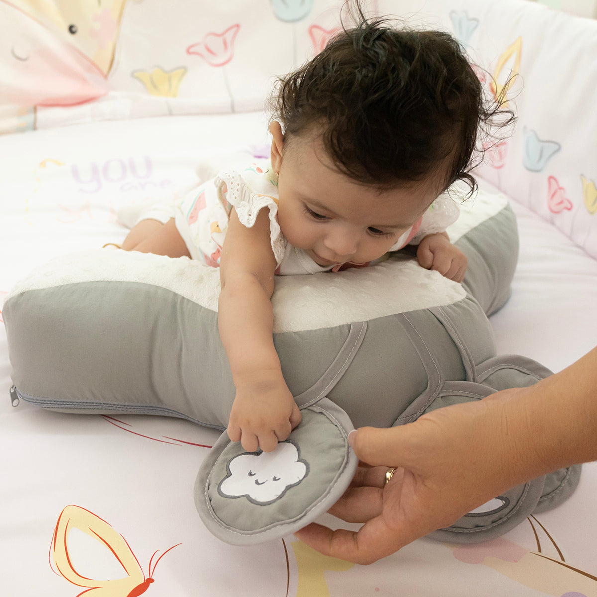 ALMOHADA SENSORIAL MONTESSORI IVORY