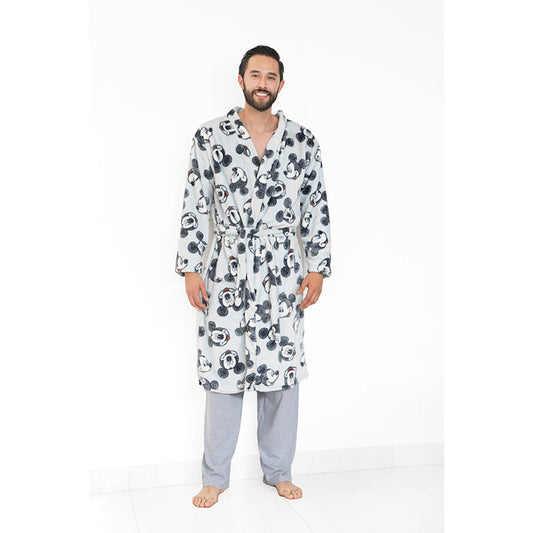 Bata descanso supersoft de microfibra Unisex Classic Mickey