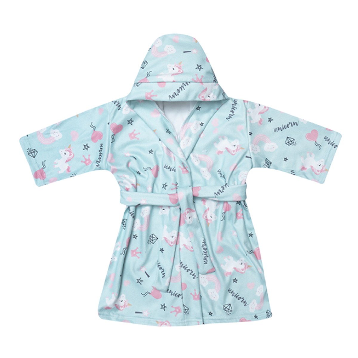 Bata de baño microfibra para niña Dream Unicorn