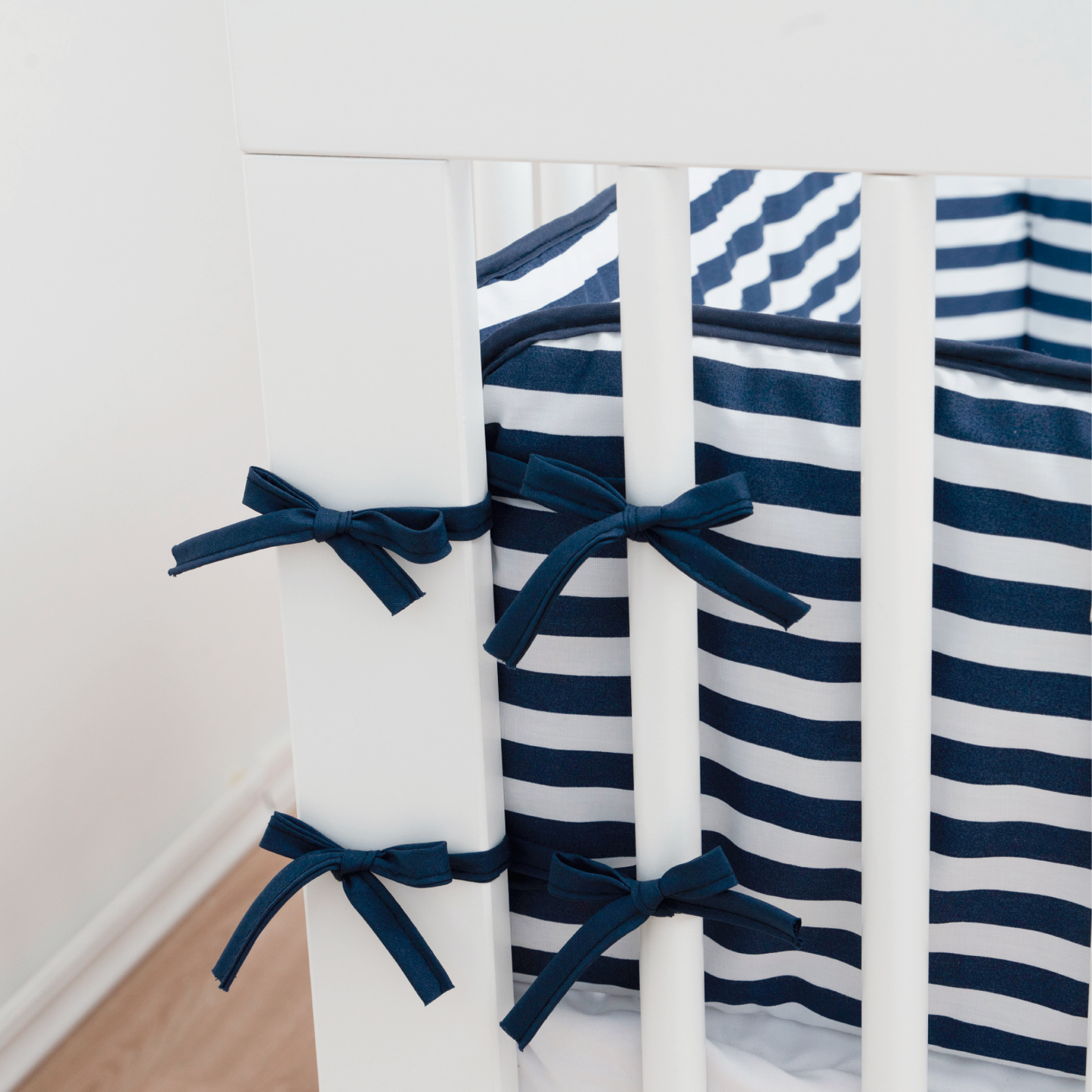 Bumper protector para cuna Azul