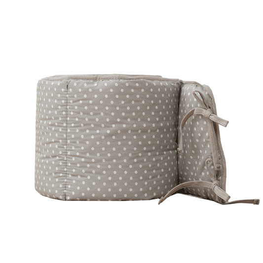 Bumper protector para cuna Gris