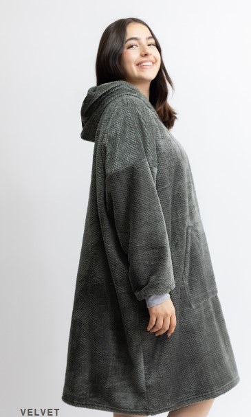 SUDADERA COBIJA VELVET GRAY