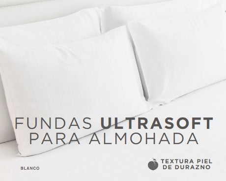 SET 2 FUNDAS DE ALMOHADA KS BLANCO