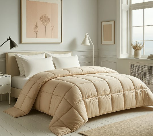 EDREDÓN ACOLCHADO MAT BEIGE
