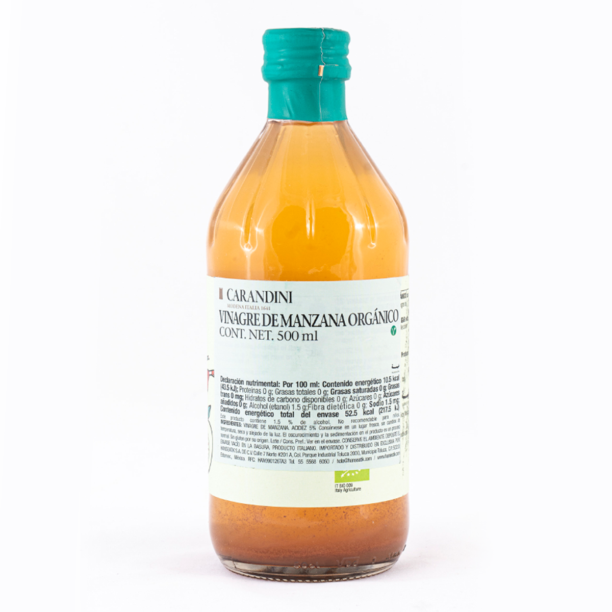 Carandini - Vinagre de Manzana Organico 500 Ml.