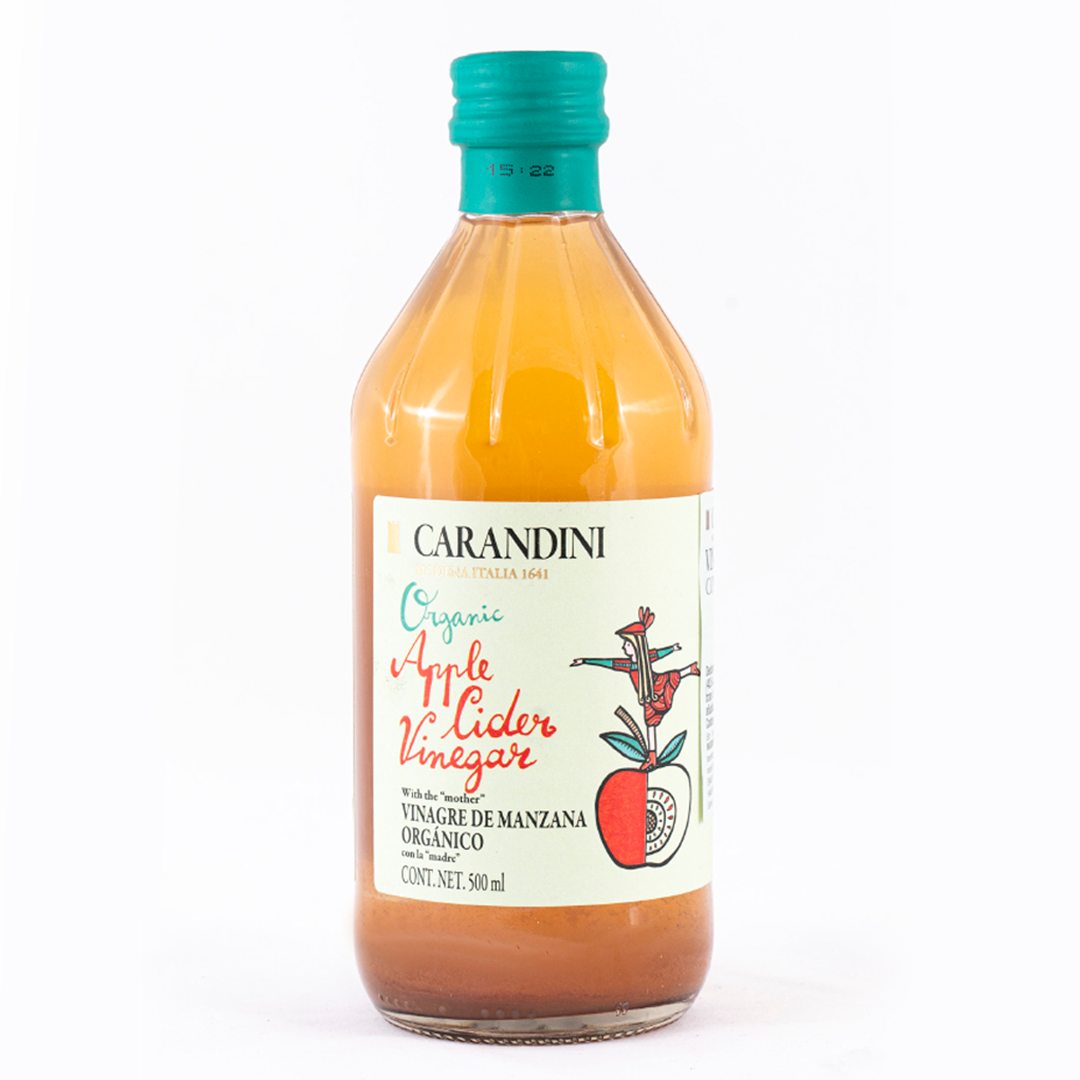 Carandini - Vinagre de Manzana Organico 500 Ml.