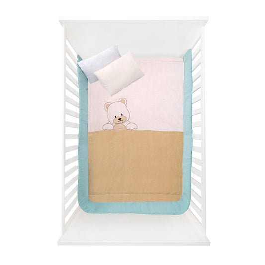 Cobertor microfibra bordado Bear
