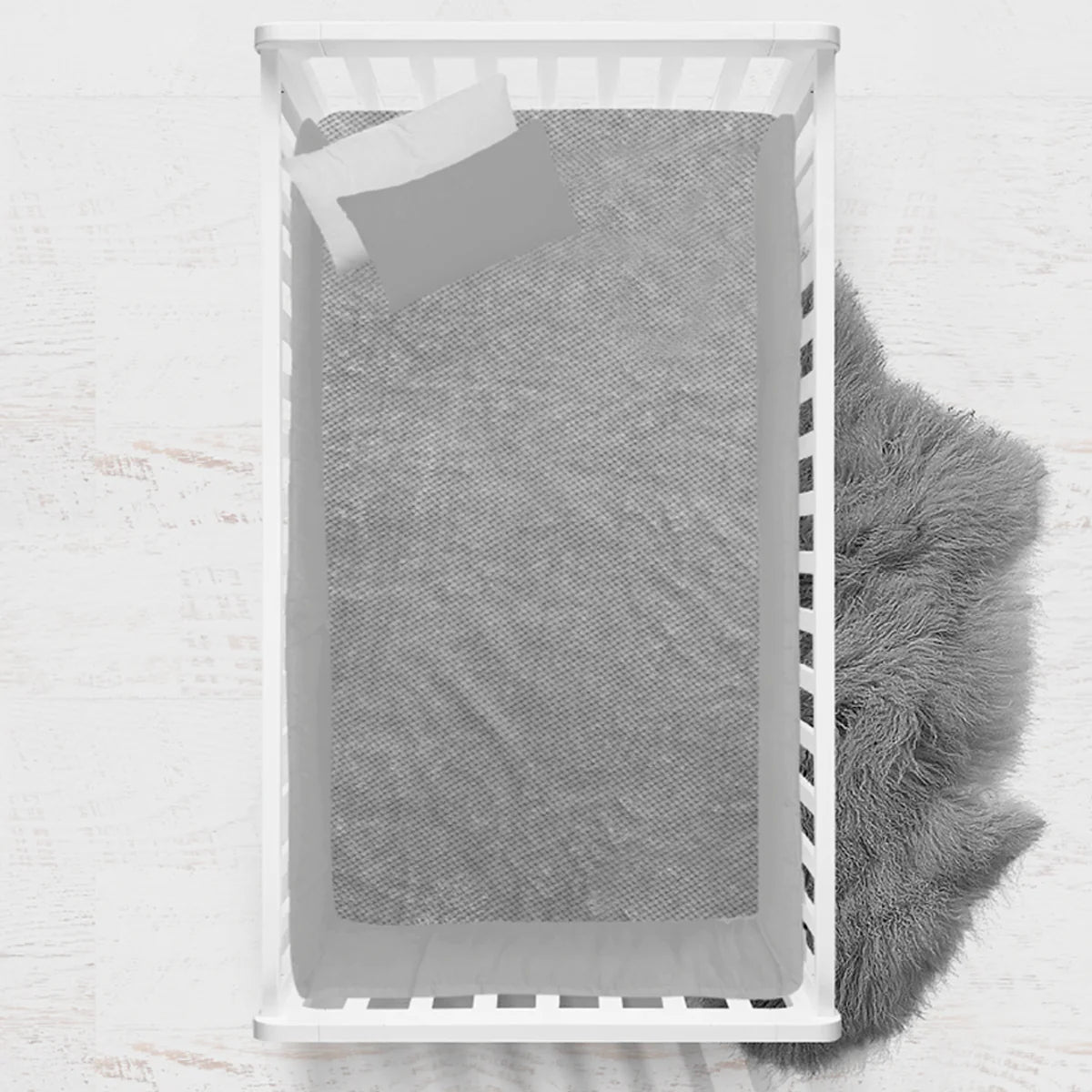 COBERTOR ALASKA CUNERO VELVET GRAY