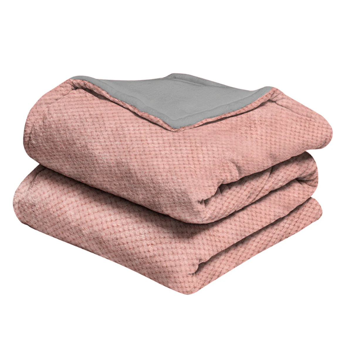 COBERTOR ALASKA CUNERO VELVET ROSE