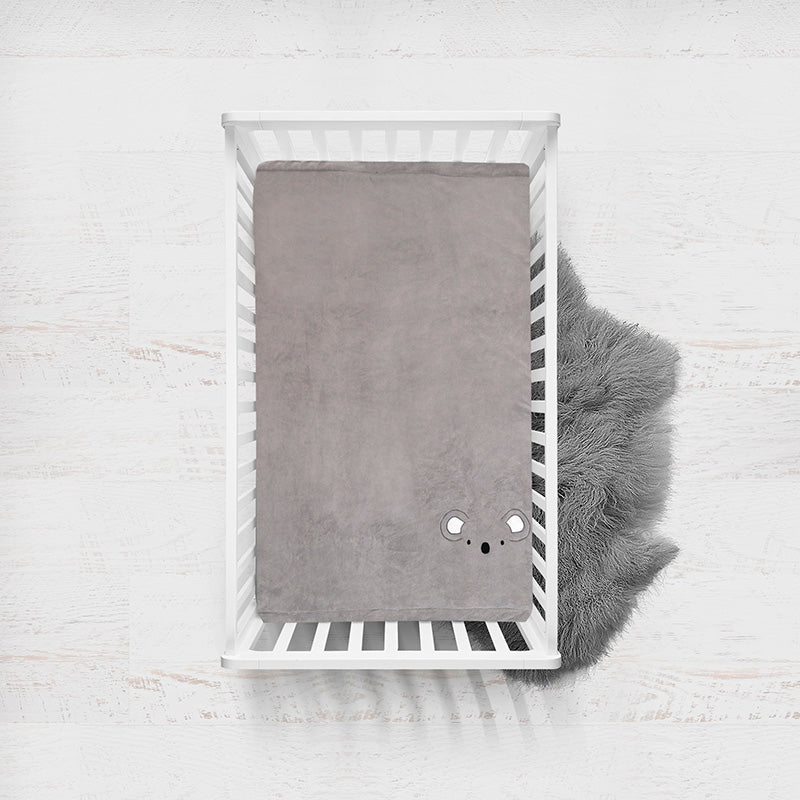 Cobertor microfibra bordado Baby Koala