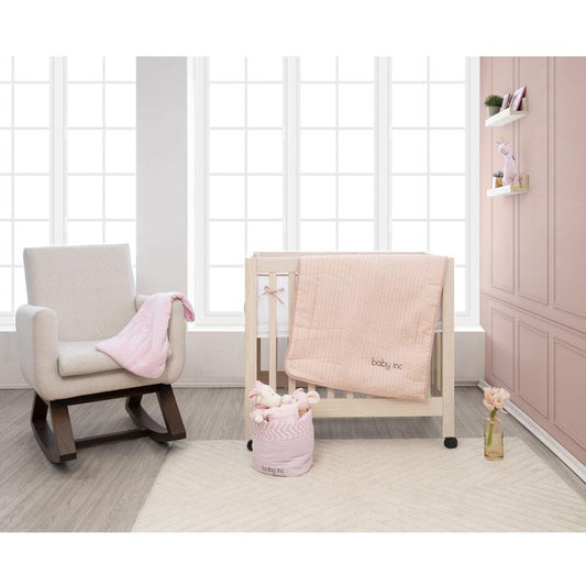 Edredón ultrasoft Mini cuna Rosa