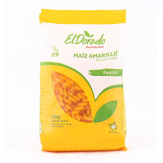 Fusilli de Maíz 250 grs Gluten Free