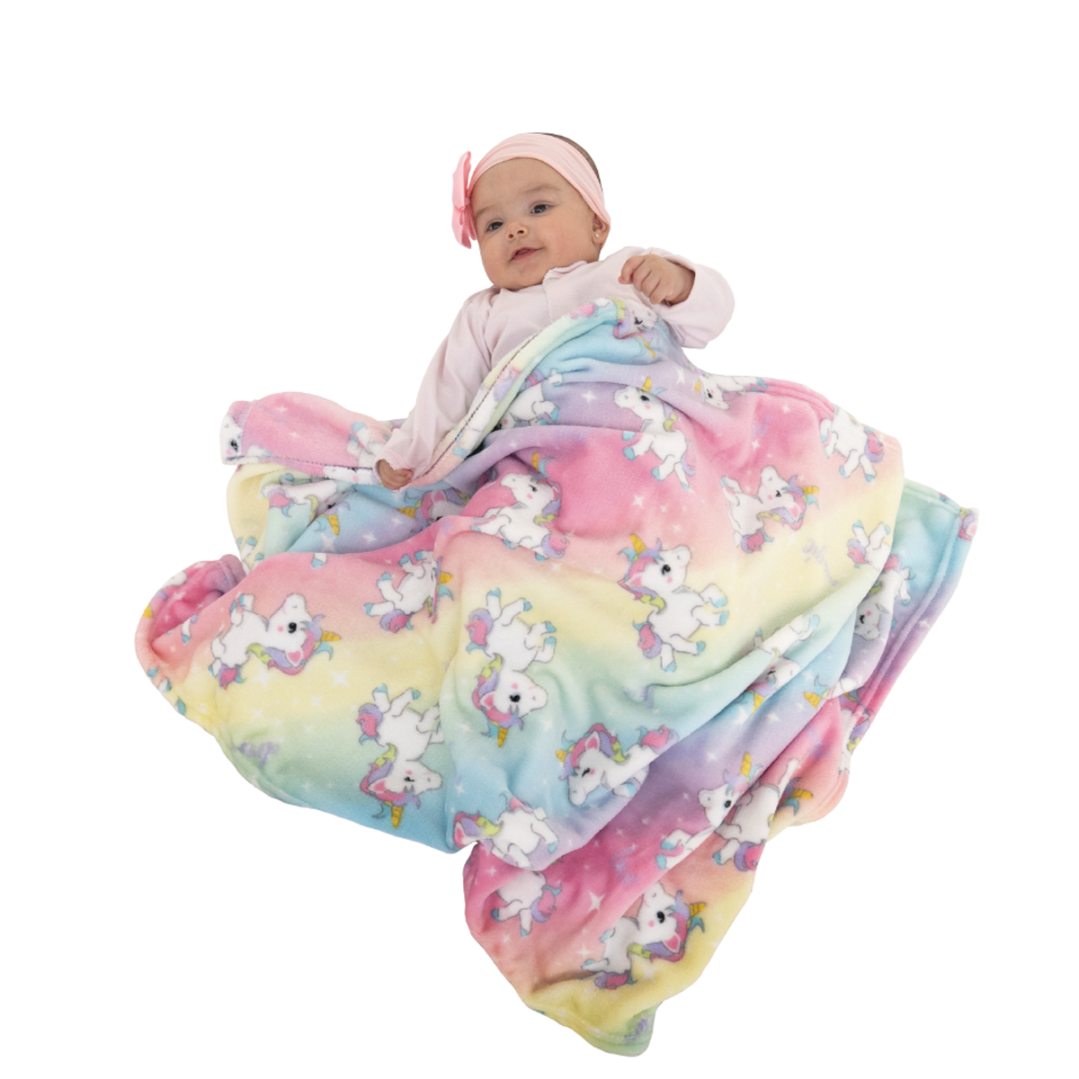 Set de 2 Frazadas Paris & Unicornio