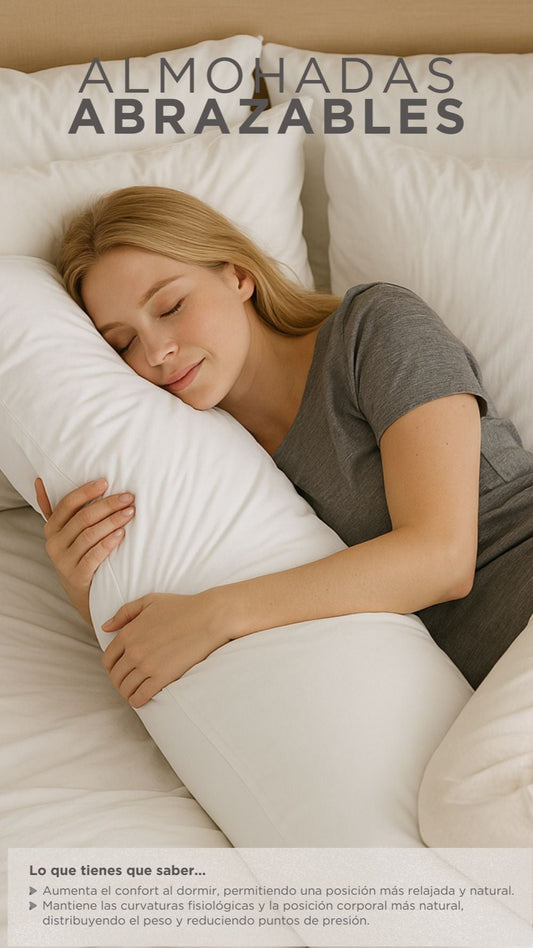 ALMOHADA COPORAL CON FUNDA BLANCA