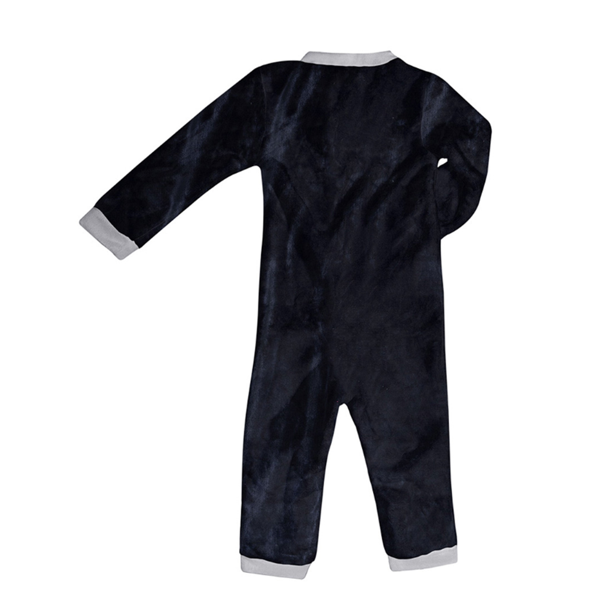 Pijama ultrasuave de microfibra para bebé (mameluco) Azul
