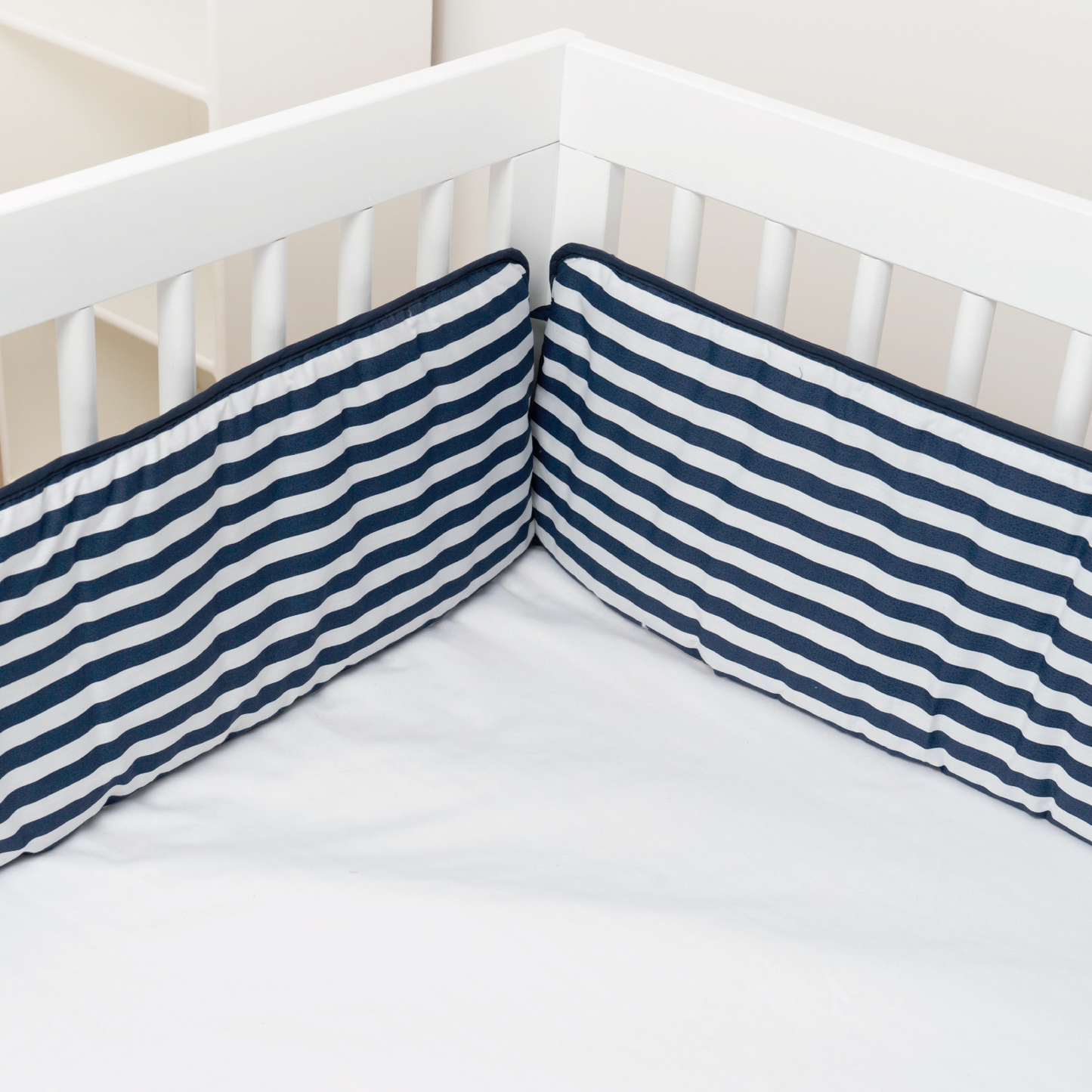 Bumper protector para cuna Azul