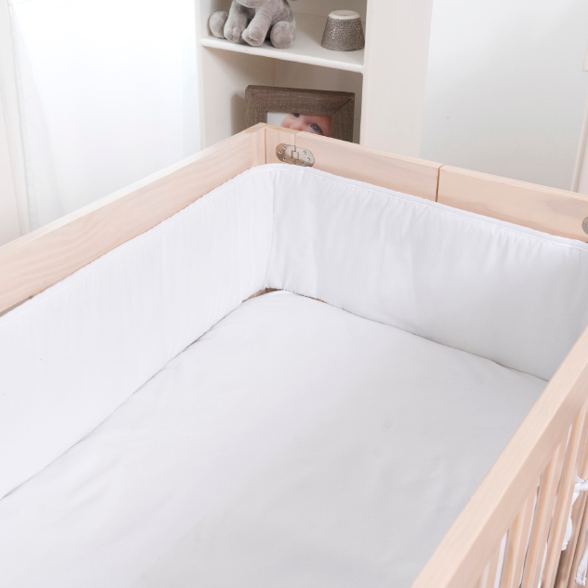 PROTECTOR PARA CUNA BUMPER BLANCO