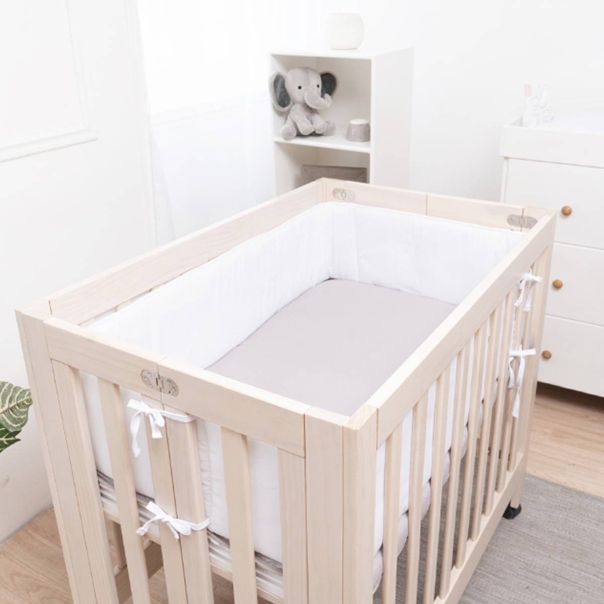 PROTECTOR PARA CUNA BUMPER BLANCO