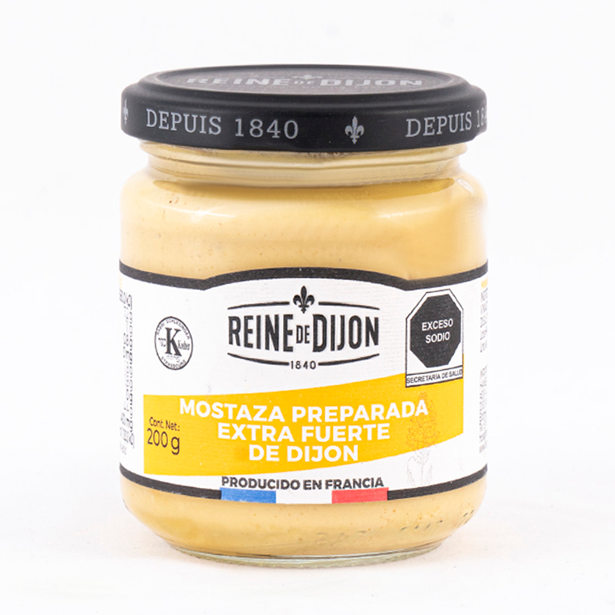 Mostaza Extra Fuerte Dijon 200 grs - Reine de Dijon