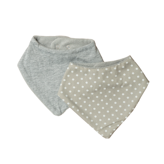 Set de baberos Gris