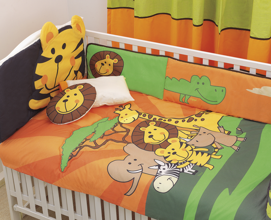 SET DE EDREDÓN CUNA JUNGLA