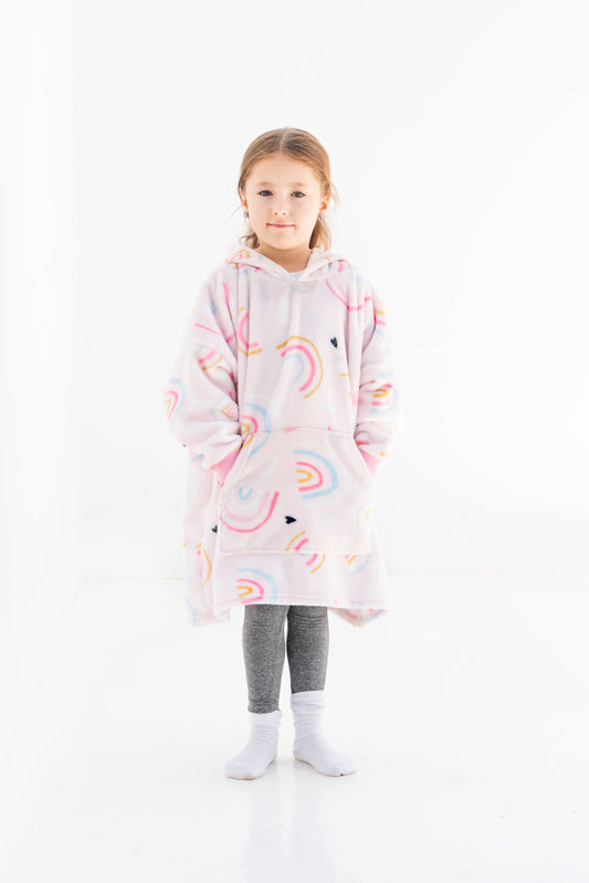 Sudadera cobija afelpada Arcoiris 4-8 años