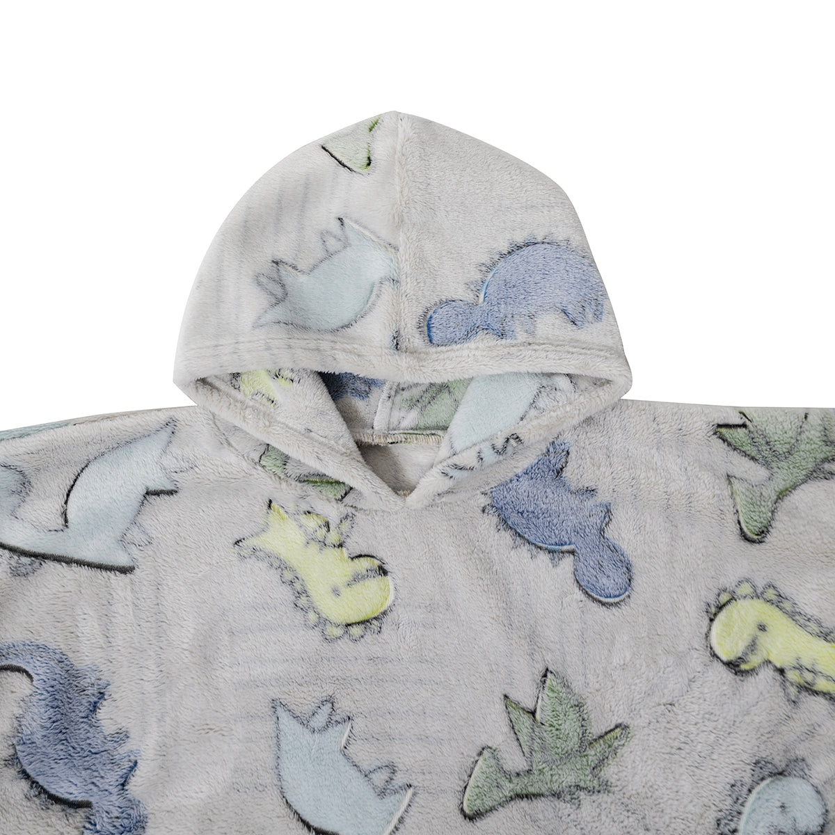 SUDADERA COBIJA AFELPADA 4-8 DINOSAURIOS GLOW