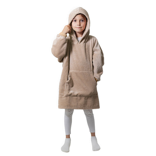 SUDADERA COBIJA AFELPADA 4-8 VELVET GREIGE