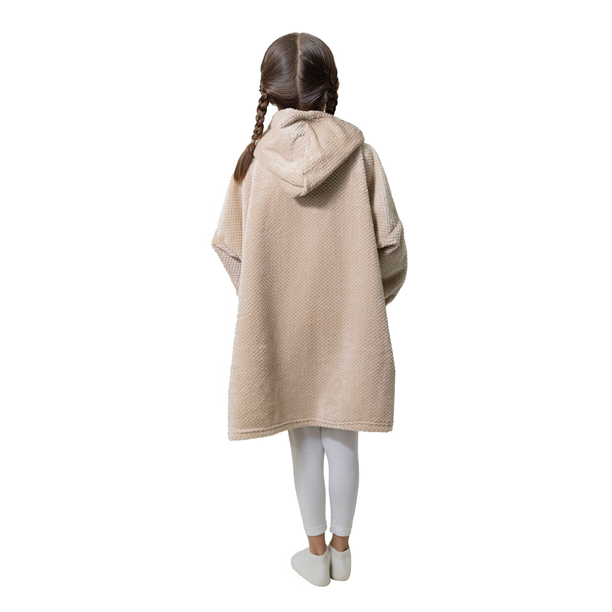 SUDADERA COBIJA AFELPADA 4-8 VELVET GREIGE