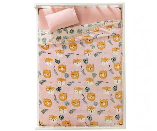 COBERTOR BABY NÓRDICO CUNA TROPICAL