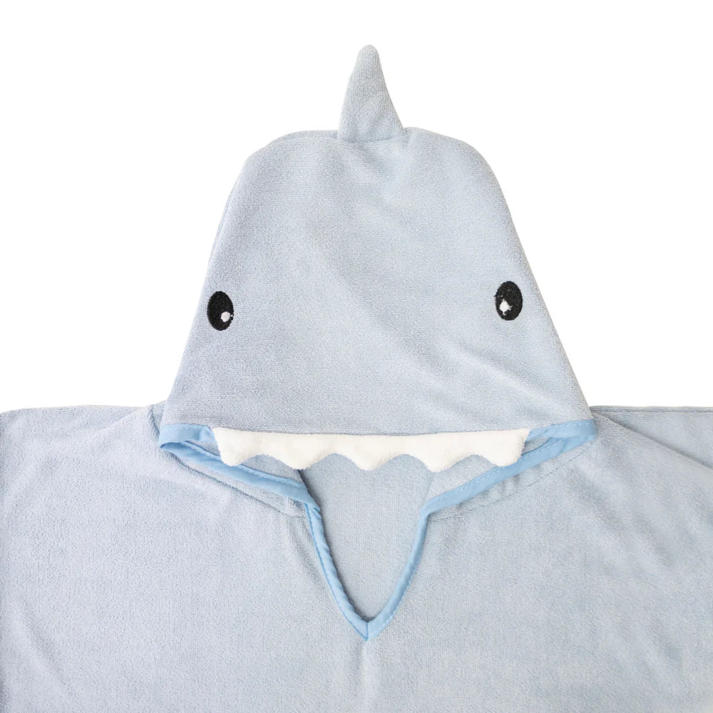 PONCHO DE BAÑO TIBURÓN 1-2 AÑOS