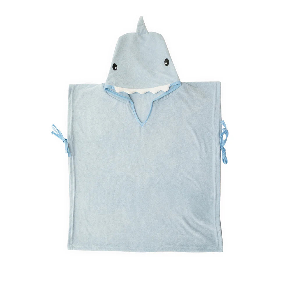 PONCHO DE BAÑO TIBURÓN 1-2 AÑOS