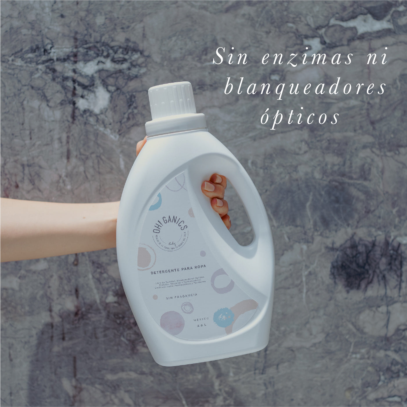 Detergente biodregadable aroma lilas limón OH!GANICS 1.6 L