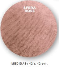 COJÍN SFERA VELVET ROSE